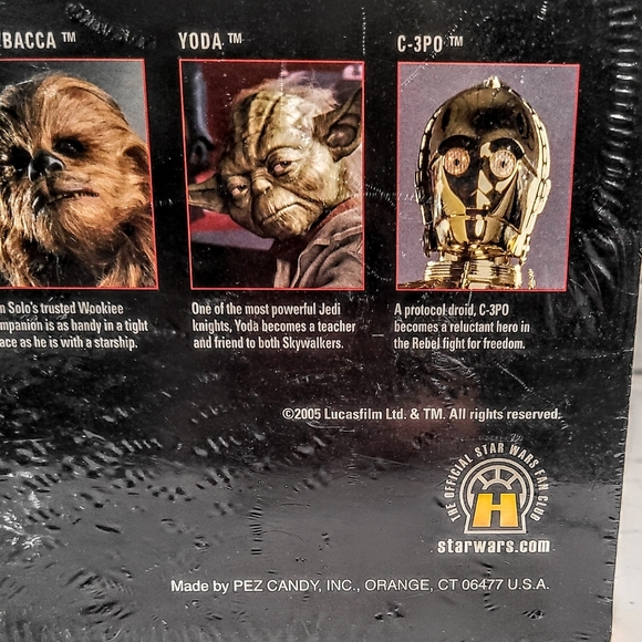 STAR WARS NUMBERED VINTAGE & COMPLETE PEZ COLLECTORS SET 2005 - Picture 15 of 17